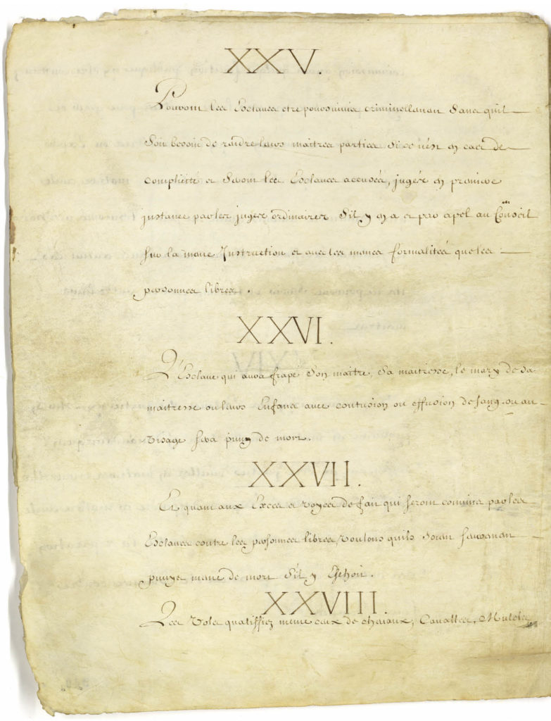 3.3 Code Noir Mar[r]on[n]ages